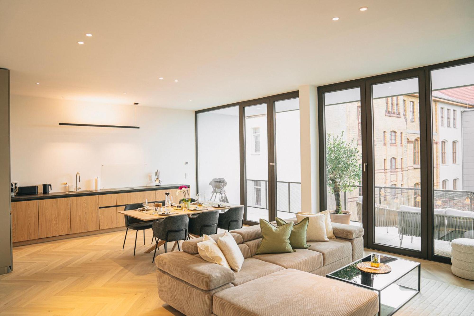 Rr - Penthouse - Luxe 105 Qm - Central - Wifi Magdebourg Extérieur photo